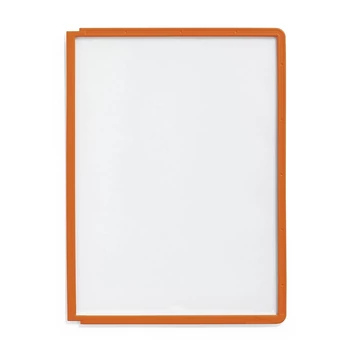 Bemutatótábla panel, A4, 5 db/csomag, Durable Sherpa narancs