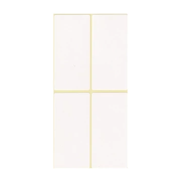 Etikett címke, 40x80mm, 15 lap, 4 címke/lap