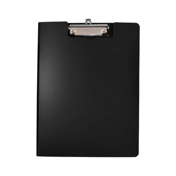 Felírótábla fedeles extra merev A4, PP Bluering® fekete