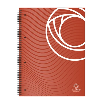 Spirálfüzet A4, 80lap, perforált lyukasztott Bluering® kockás