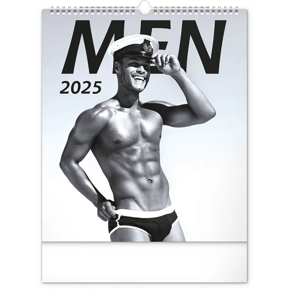 Falinaptár képes  300x340mm Men Realsystem 2026.