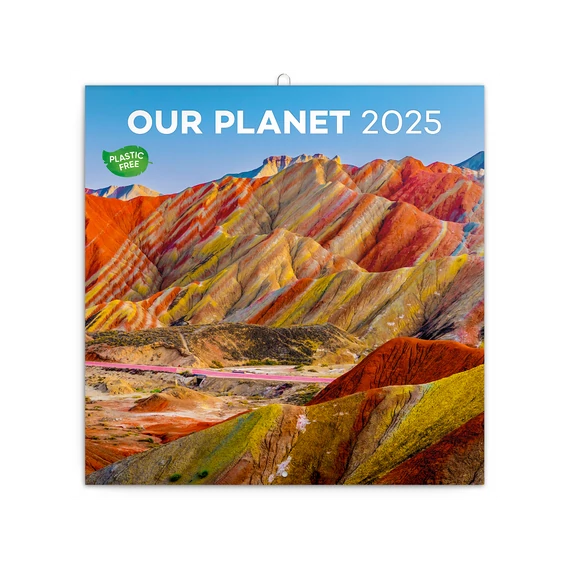 Falinaptár képes lemeznaptár 300x300mm, Our Planet Realsystem 2026.