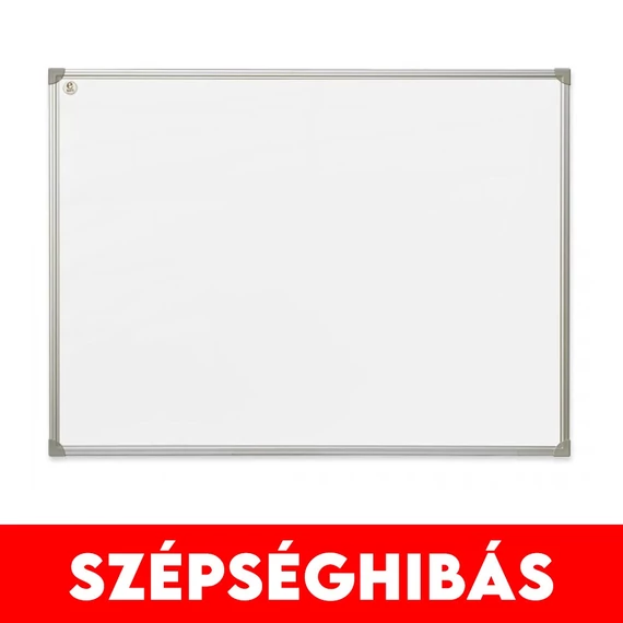 Fehértábla mágneses alukeretes 90x120cm, 1 db/doboz, Bluering® ÉRTÉKCSÖKKENT!