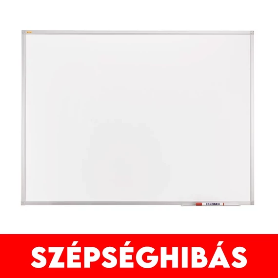 Fehértábla mágneses alukeretes, zománcozott 120x240cm, ValueLine Franken ÉRTÉKCSÖKKENT!