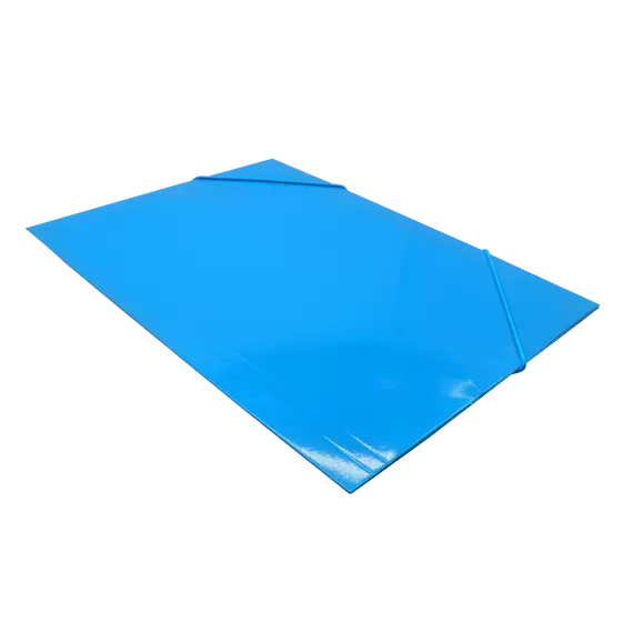 Gumis mappa A4, 300g. karton sarok gumírozással Bluering®, kék