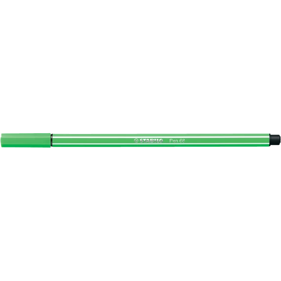 Rostirón, filctoll 1mm, M STABILO Pen 68 levél zöld