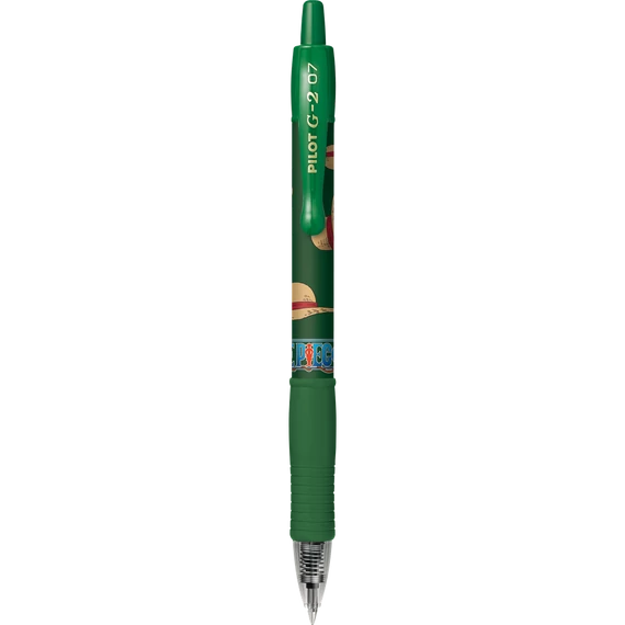 Zseléstoll 0,7mm, nyomógombos Pilot G-2 One Piece, írásszín zöld