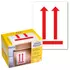 Kép 2/5 - Etikett címke, piktogram álló helyzetet jelző nyílak 74 x100mm,tekercses, 200 címke/doboz, Avery piros