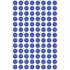 Kép 3/4 - Etikett címke, O8mm, visszaszedhető, 104 címke/ív, 4 ív/doboz, Avery indigó kék