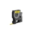 Kép 3/3 - Feliratozógép szalag Dymo D1 S0720790/43618 6mmx7m, ORIGINAL, fekete/sárga