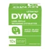 Kép 5/5 - Feliratozógép szalag Dymo Letratag S0721510/59421 papír 12mmx4m, ORIGINAL fekete/fehér