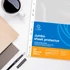 Kép 5/6 - Genotherm lefűzhető, A4, 100 micron jumbo víztiszta Bluering® 10 db/csomag,