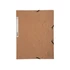 Gumis mappa karton  prespán A/4 Exacompta barna