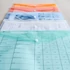 Kép 3/5 - Irattartó tasak A4, PP patentos Bluering® transzparens piros