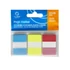 Kép 1/3 - Jelölőcímke 25x38mm, 3x22lap, műanyag 3szín Bluering®
