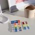 Kép 2/3 - Jelölőcímke 25x38mm, 3x22lap, műanyag 3szín Bluering®