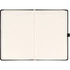 Kép 2/3 - Keménytáblás notesz pontozott vonalozással krémszínű lapokkal leszorító gumiszalaggal Black 130x210mm, Presco
