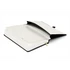 Kép 3/3 - Keménytáblás notesz pontozott vonalozással krémszínű lapokkal leszorító gumiszalaggal Black 130x210mm, Presco