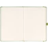 Kép 2/3 - Keménytáblás notesz pontozott vonalozással krémszínű lapokkal leszorító gumiszalaggal Green 130x210mm, Presco