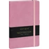 Kép 1/3 - Keménytáblás notesz pontozott vonalozással krémszínű lapokkal leszorító gumiszalaggal Pink 130x210mm, Presco