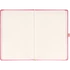 Kép 2/3 - Keménytáblás notesz pontozott vonalozással krémszínű lapokkal leszorító gumiszalaggal Pink 130x210mm, Presco