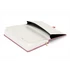 Kép 3/3 - Keménytáblás notesz pontozott vonalozással krémszínű lapokkal leszorító gumiszalaggal Pink 130x210mm, Presco