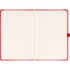 Kép 2/3 - Keménytáblás notesz pontozott vonalozással krémszínű lapokkal leszorító gumiszalaggal Red 130x210mm, Presco