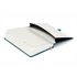 Kép 3/3 - Keménytáblás notesz pontozott vonalozással krémszínű lapokkal leszorító gumiszalaggal Teal 130x210mm, Presco