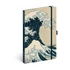 Kép 1/3 - Keménytáblás notesz krémszínű lapokkal leszorító gumiszalaggal Bouquet 130x210mm, Presco